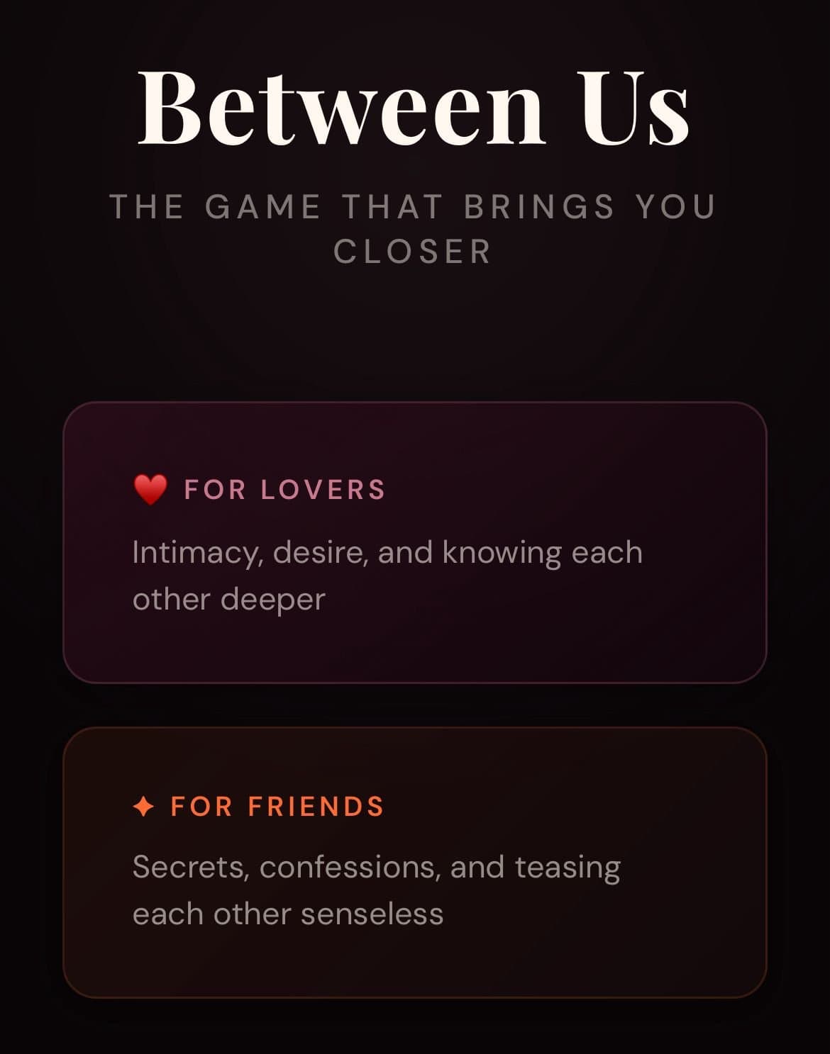 Between Us screenshot 1