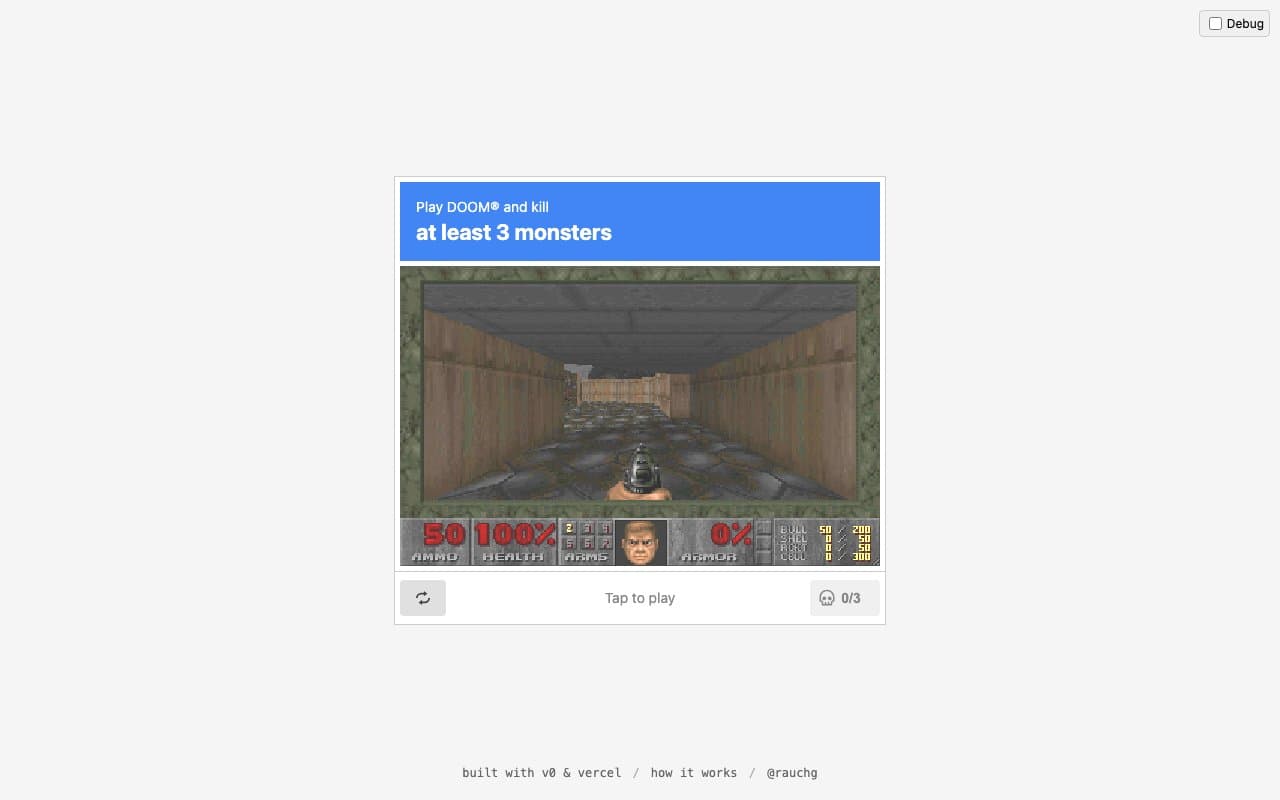 Doom Captcha