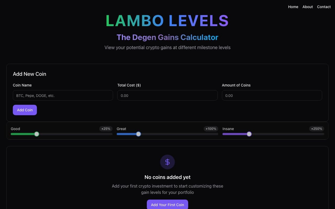 Lambo Levels screenshot 1