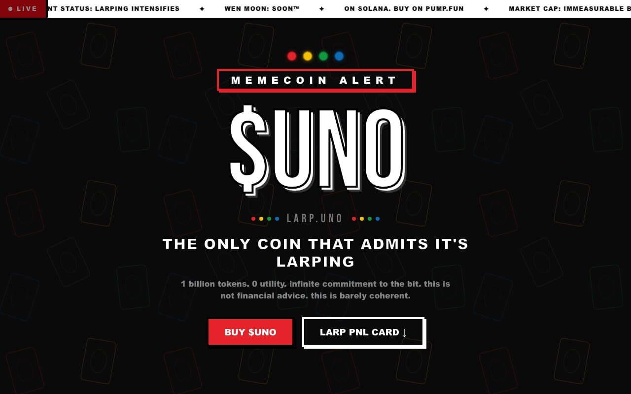 Larp.uno screenshot 1