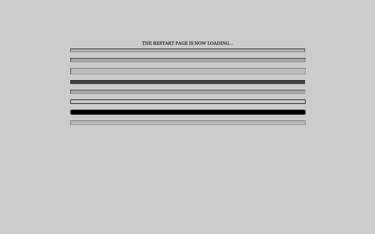 The Restart Page screenshot 1