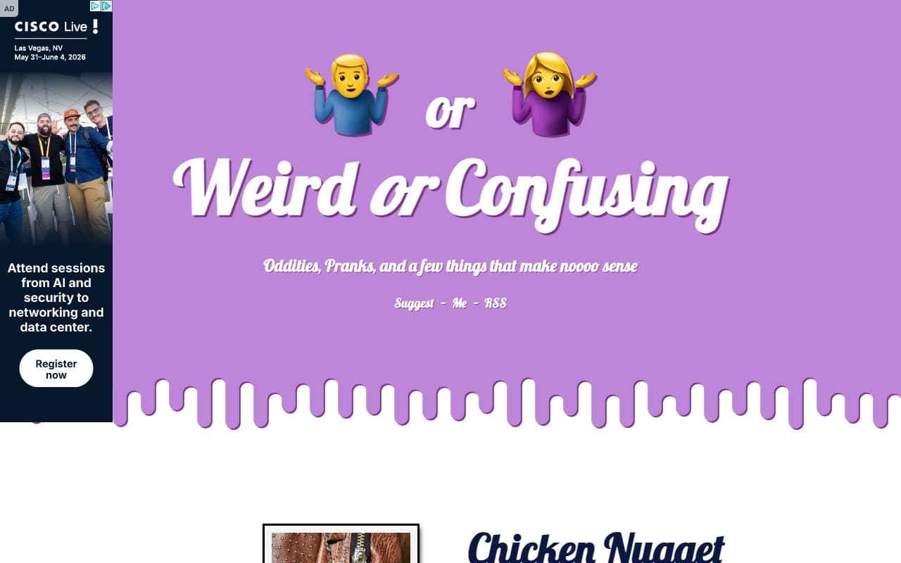 Weird or Confusing screenshot 1