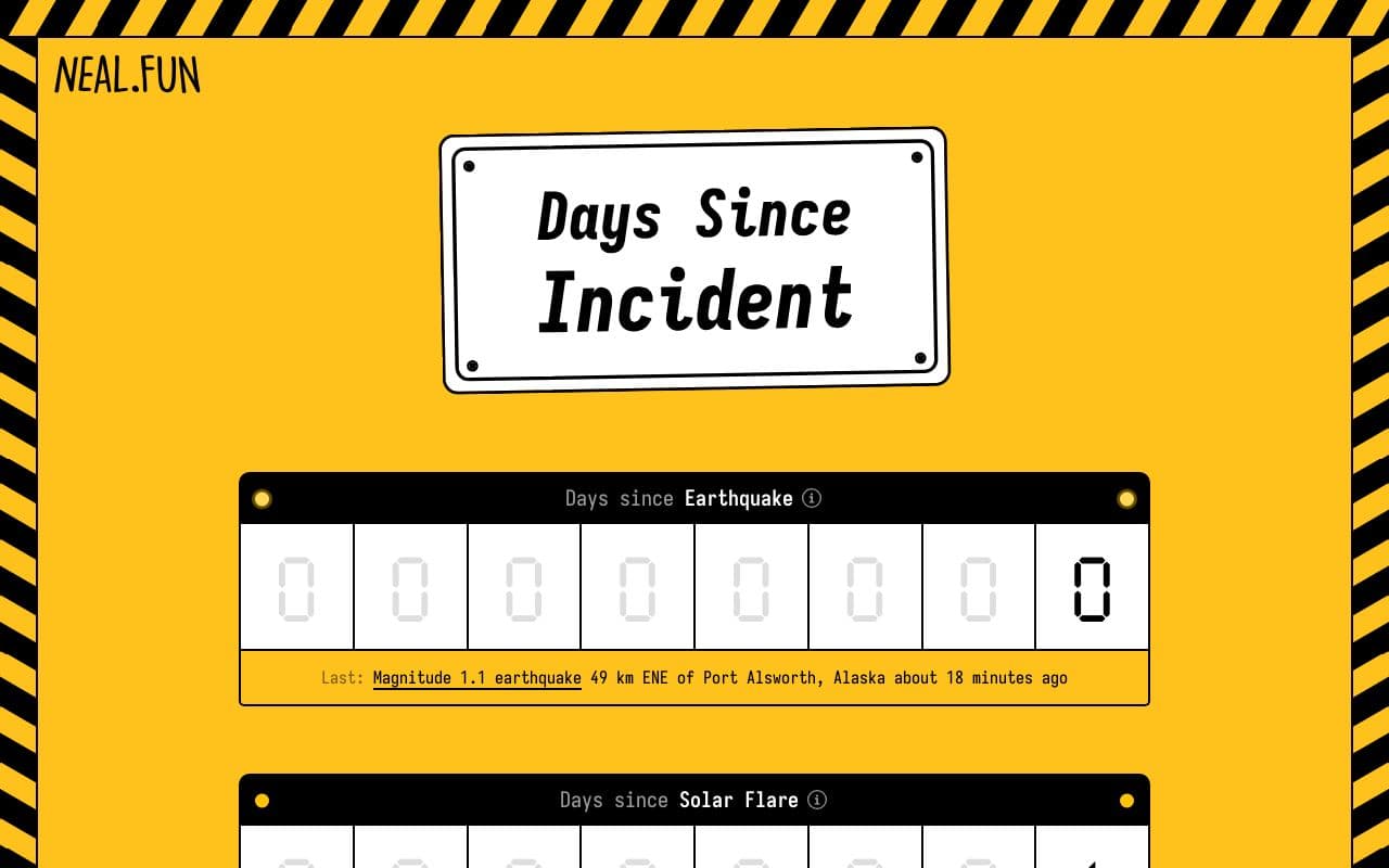 Days Since Incident screenshot 1