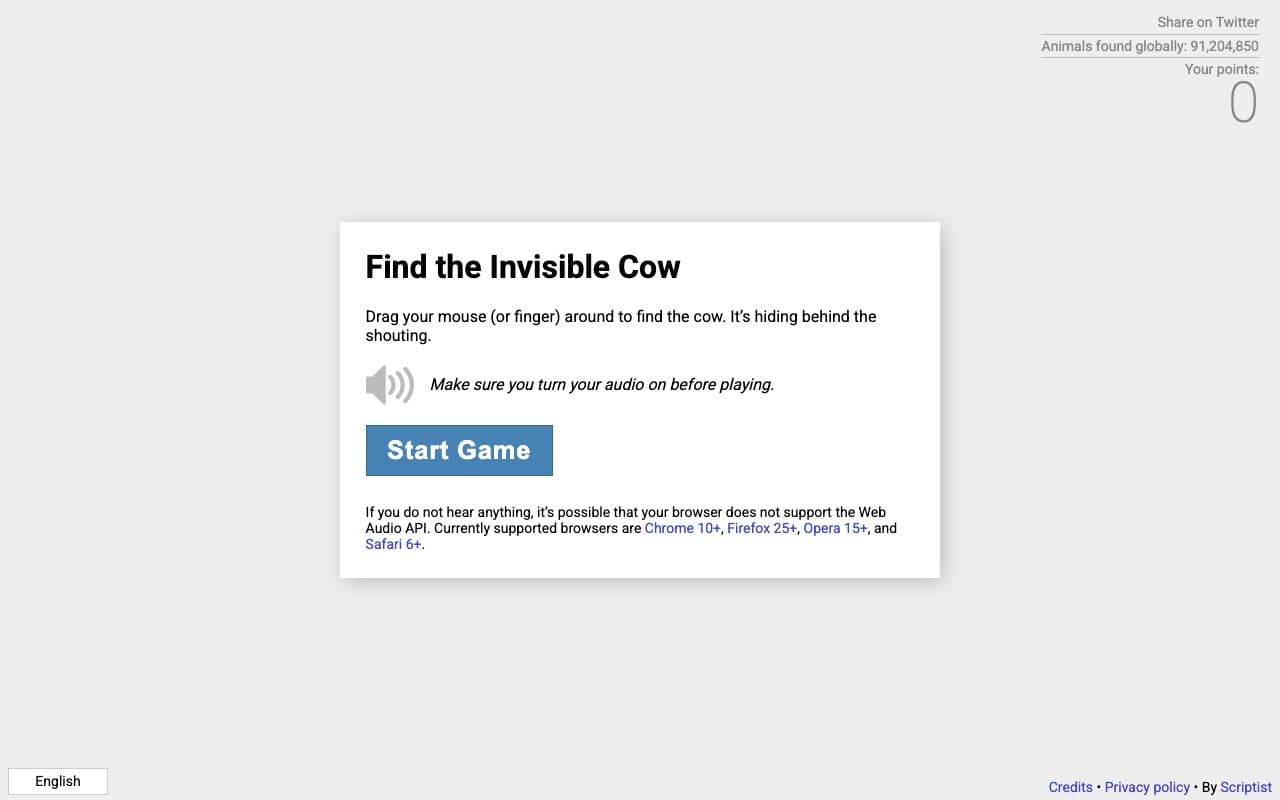 Find the Invisible Cow screenshot 1
