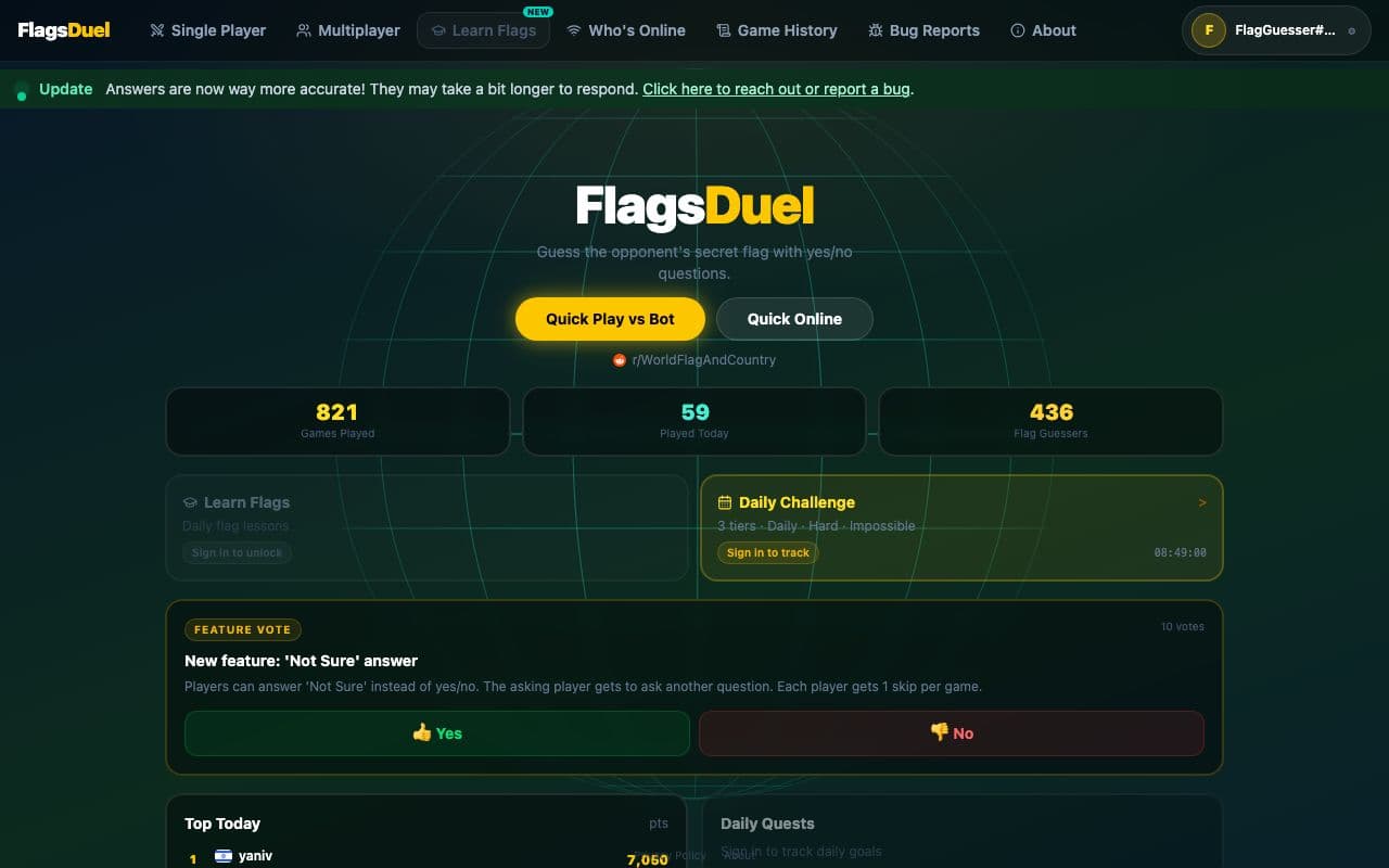 FlagsDuel screenshot 1