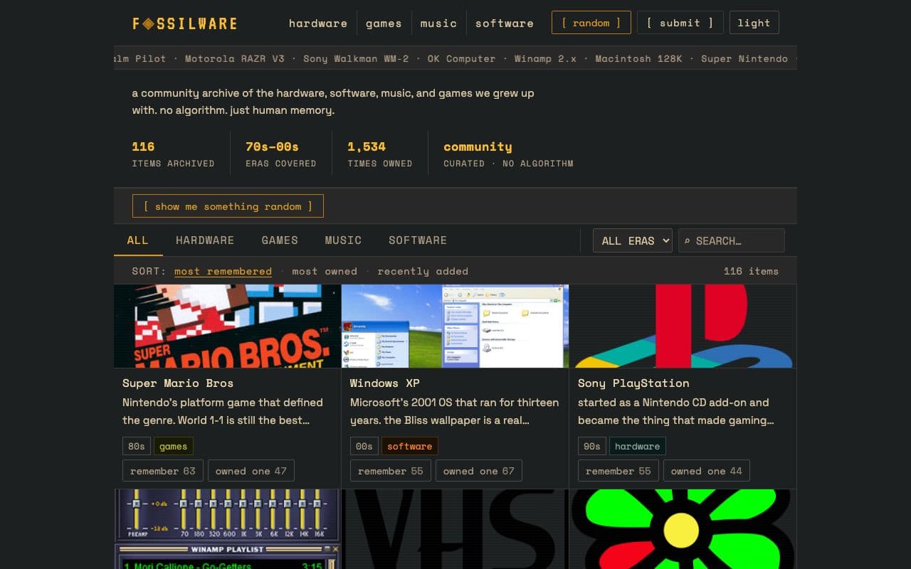 Fossilware screenshot 1