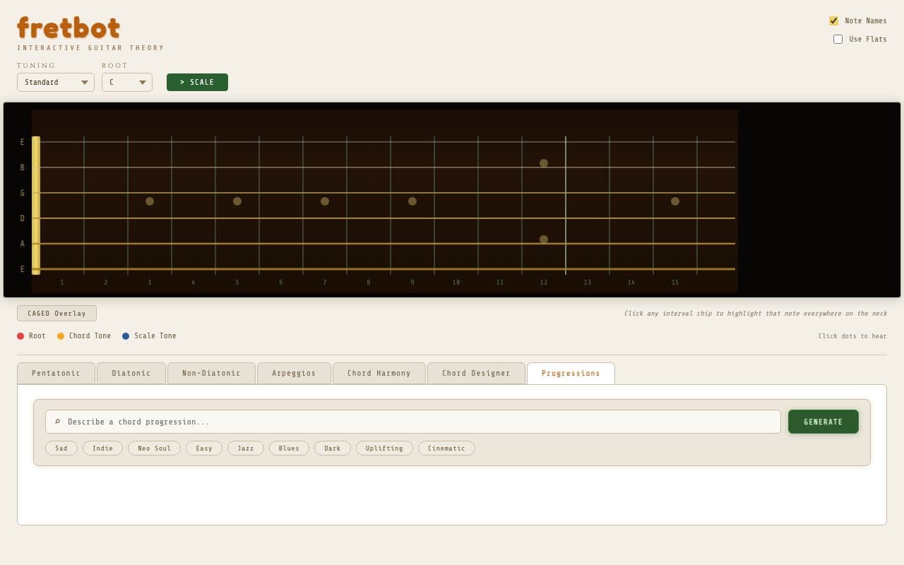 Fretbot screenshot 1