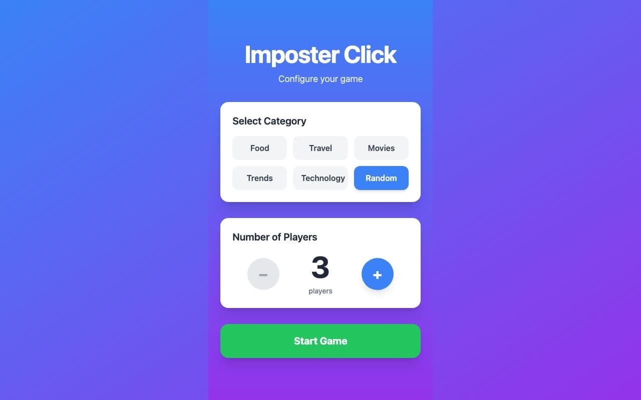 Imposter Click screenshot 1