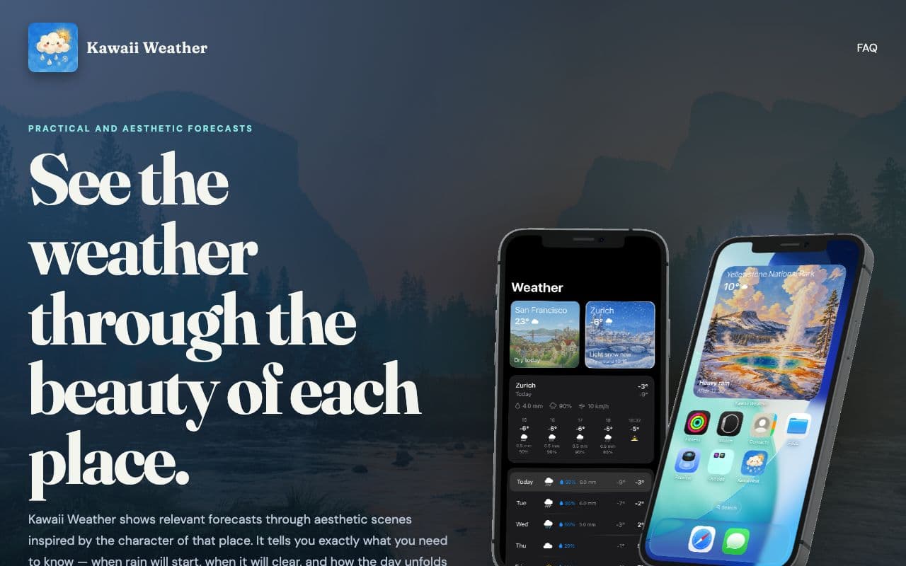 Kawaii Weather screenshot 1