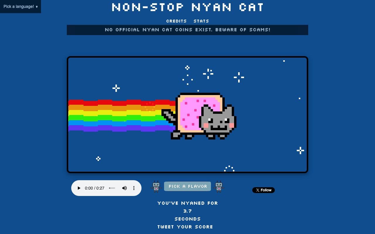Nyan Cat screenshot 1