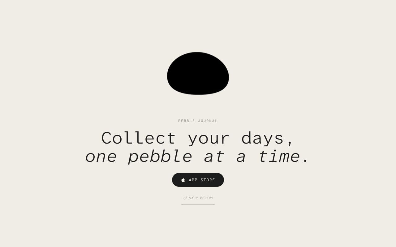 Pebble Journal screenshot 1