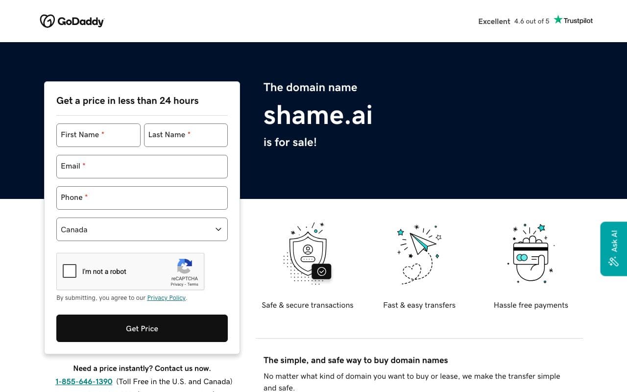 Shame AI screenshot 1