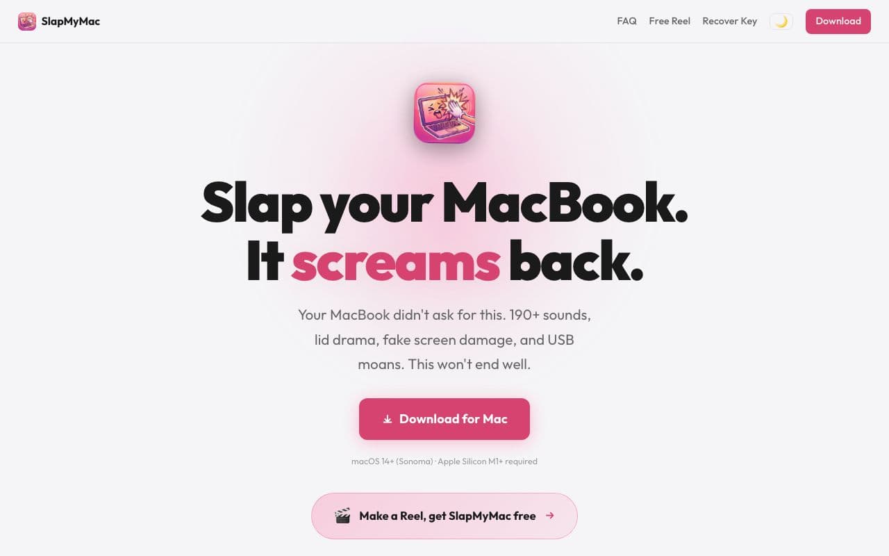 SlapMyMac screenshot 1