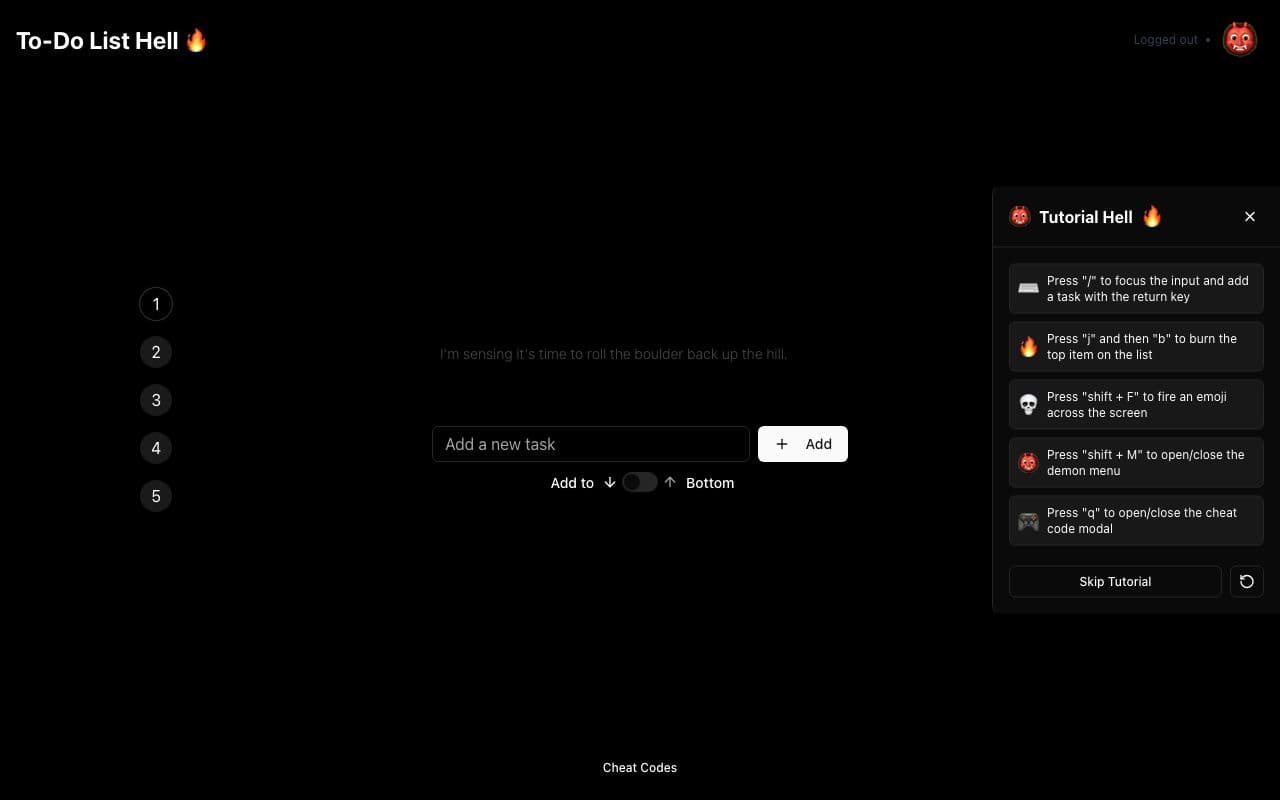 To-Do List Hell screenshot 1