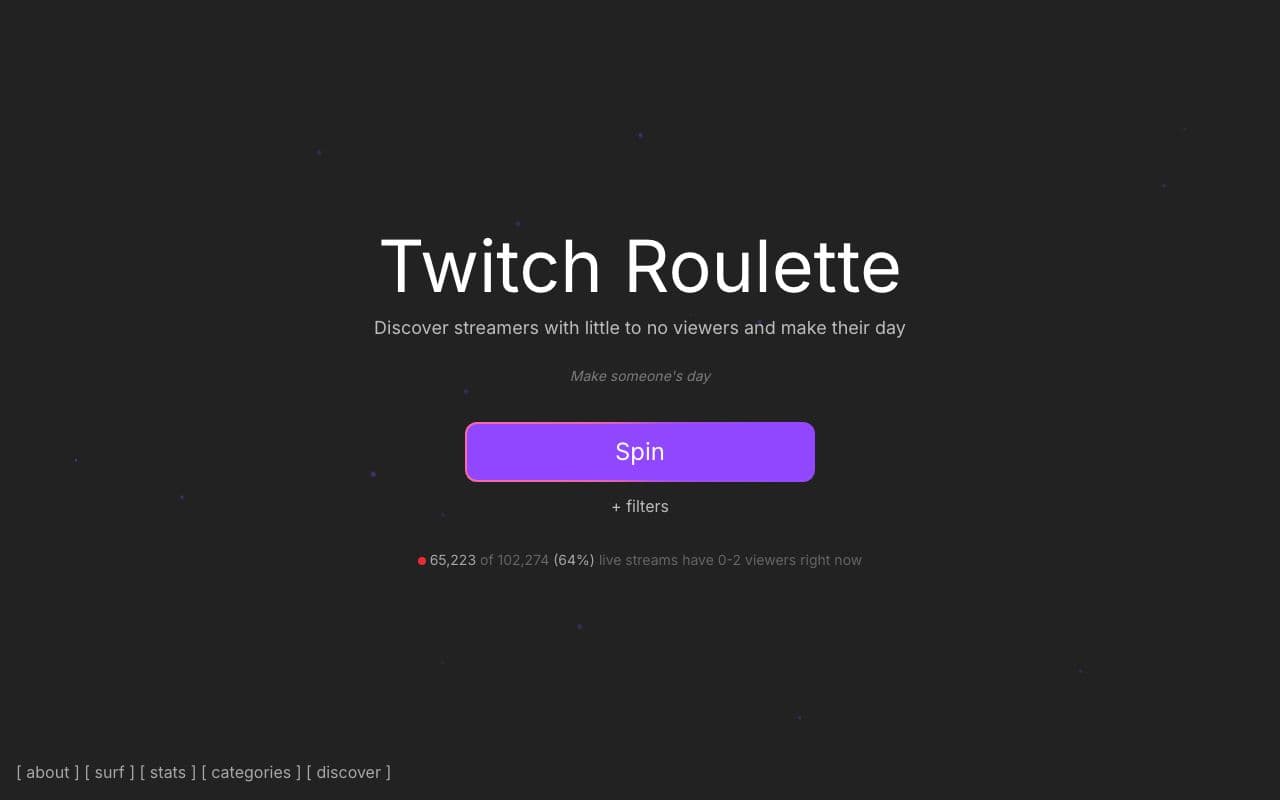 Twitch Roulette screenshot 1