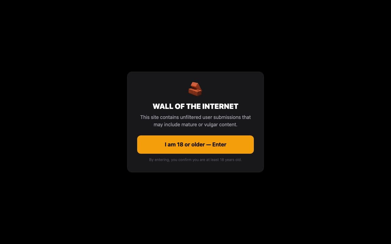 Wall of the Internet screenshot 1
