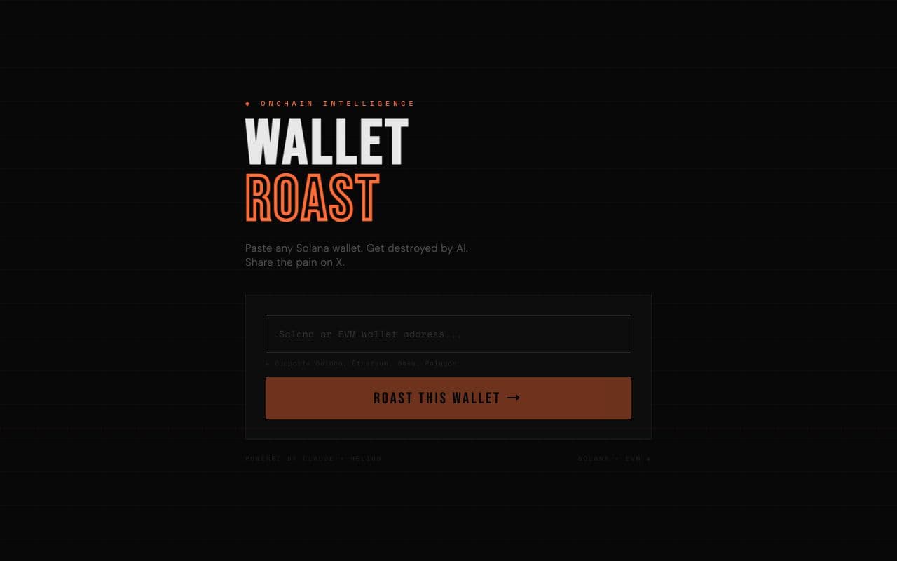Wallet Roast screenshot 1